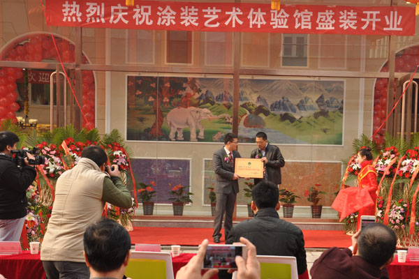 涂裝藝術體驗館盛裝開業?知名主流媒體記者紛紛來訪